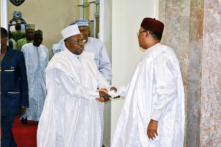 Le Président de la République SEM Issoufou Mahamadou s'entretient avec le nouveau Secrétaire Exécutif de l'Autorité du Bassin du Niger