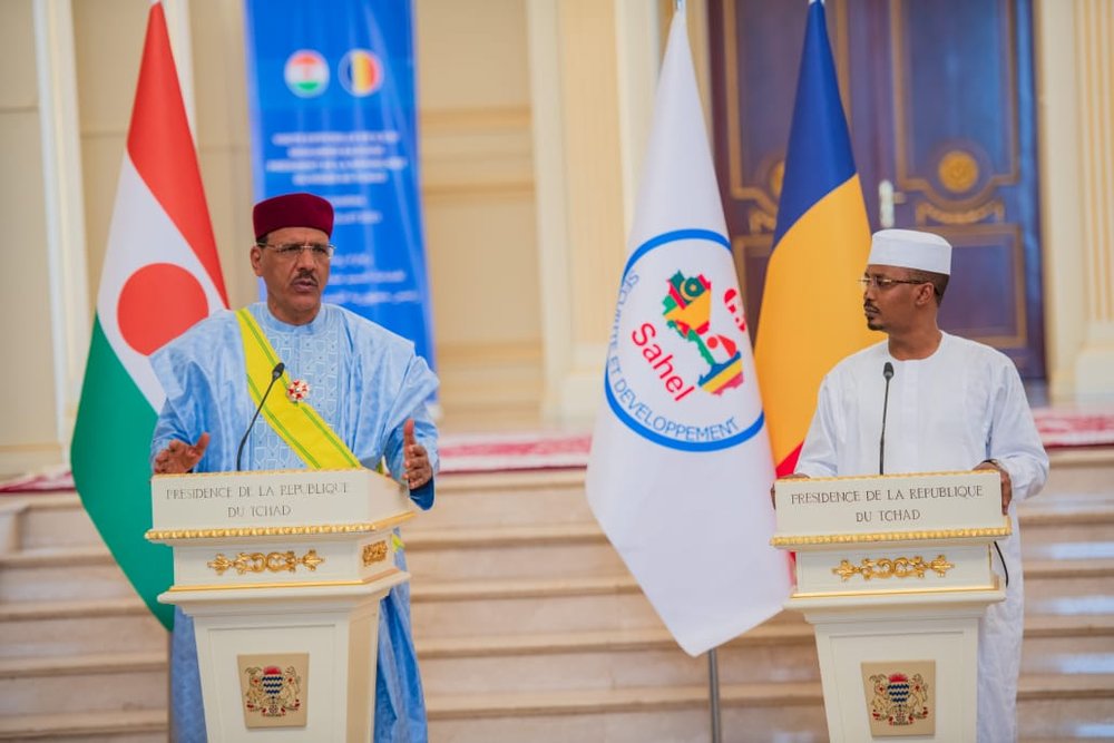 2ème journée de la visite de travail et d’amitié du Président de la République S.E.M Mohamed Bazoum à N’djamena, capitale de la République tchadienne.