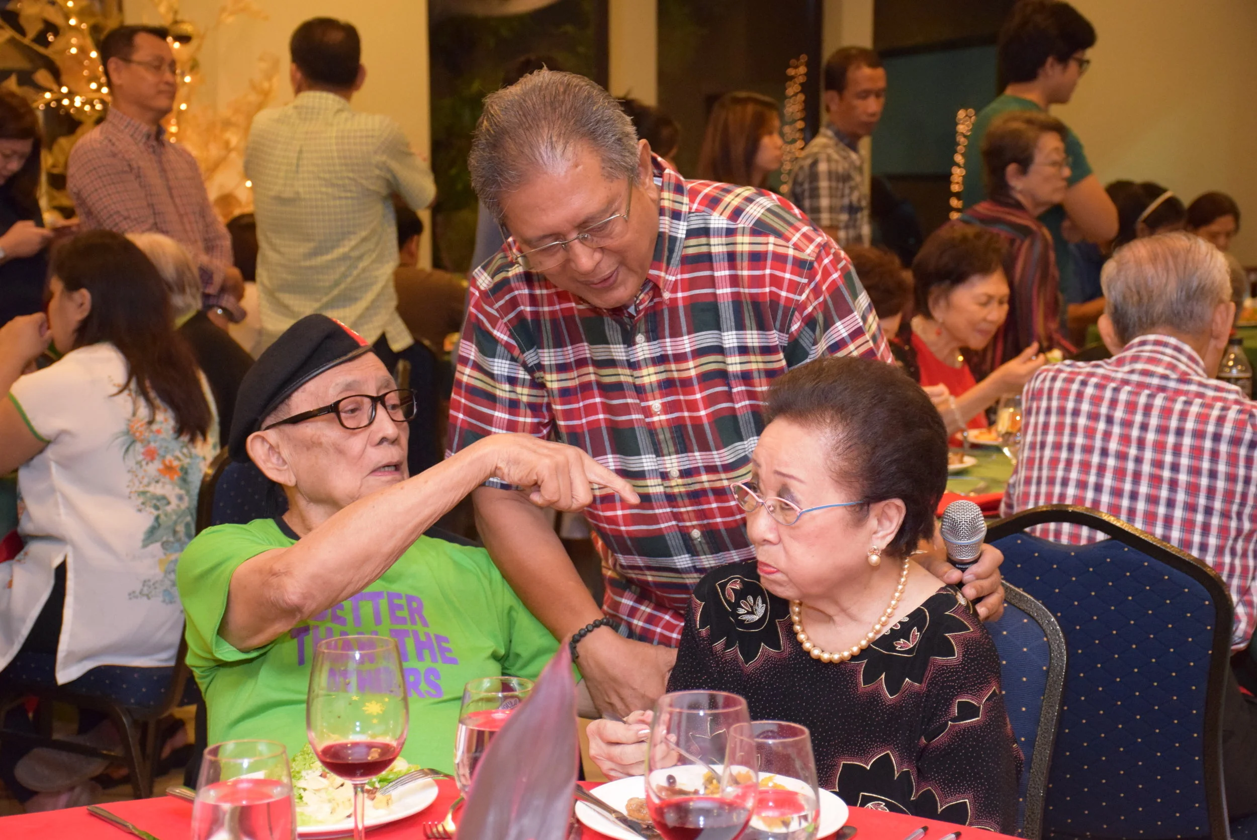 With Former President Fidel Ramos and his wife Ming