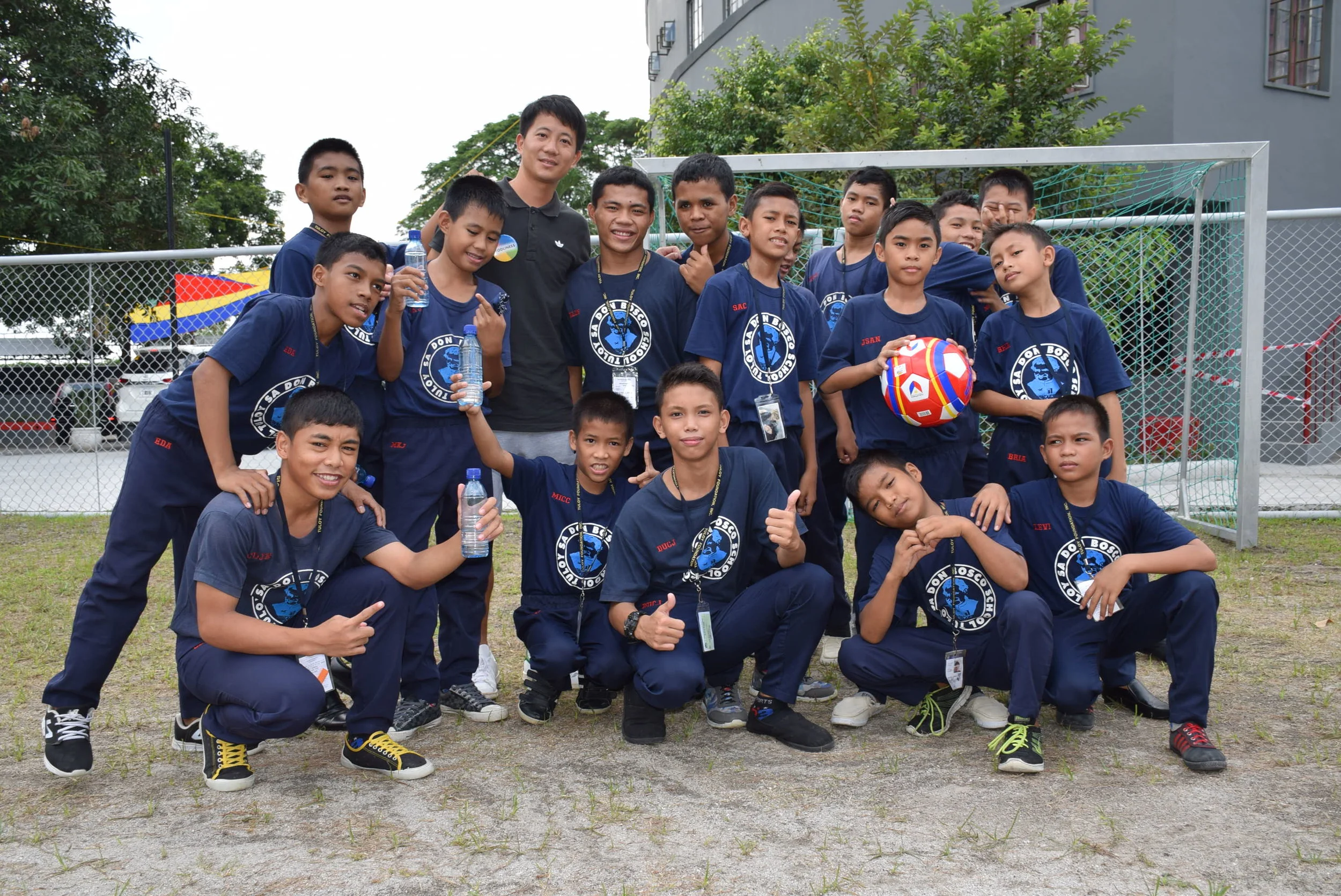 With Coach Taketomo Suzuki, Head Coach and Programme Director of Tuloy FC