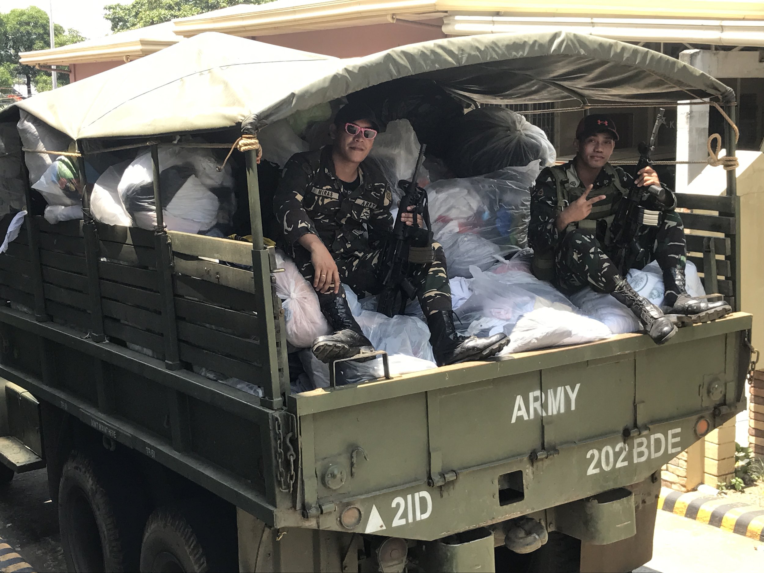More than five truck loads in all have been sent by Tuloy since the mobilization started.