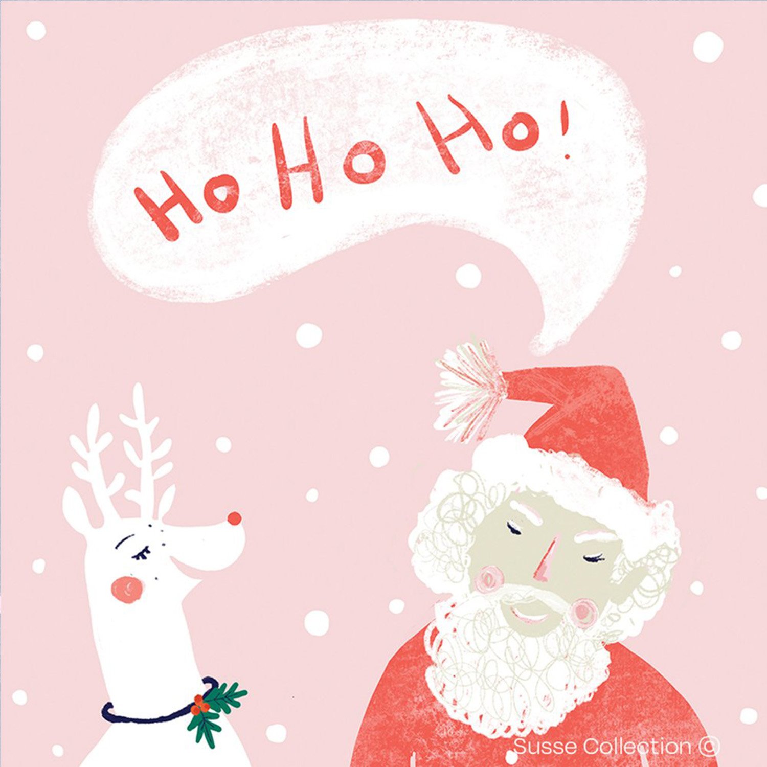 Ho Ho Ho Greeting Card