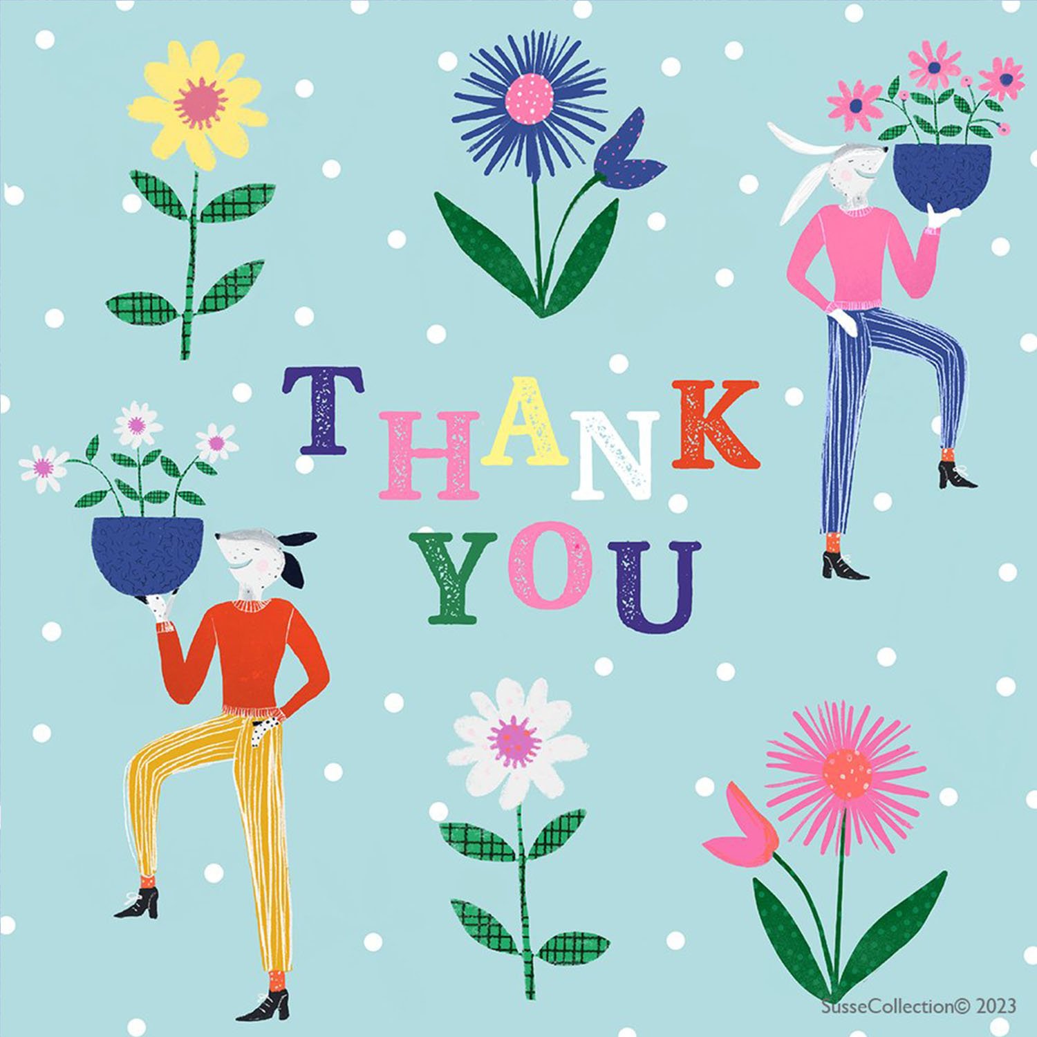 Thank You Greeting  Card