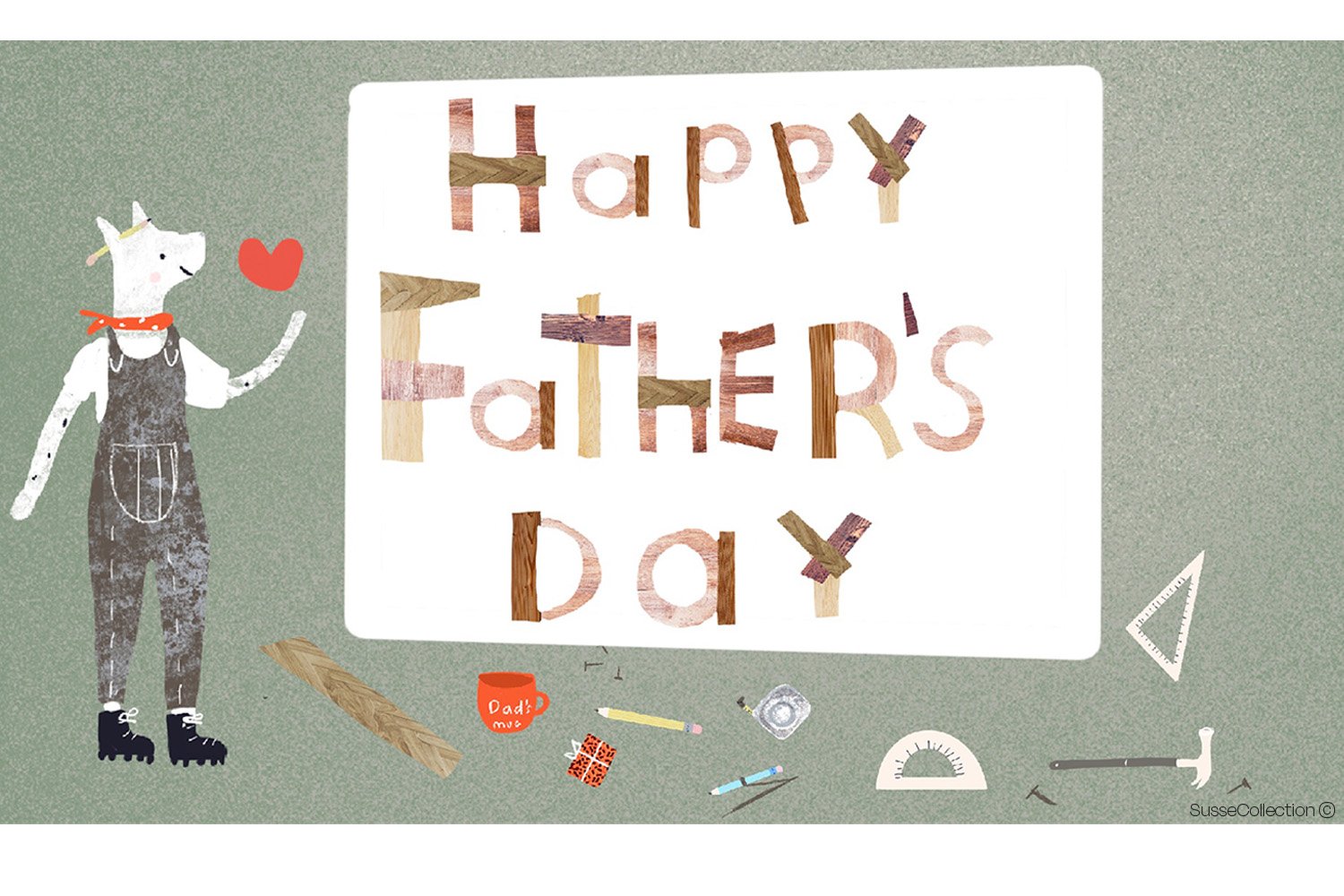 Happy Fathers Day  Di y Dad Animated ecard for The Funky Pigeon