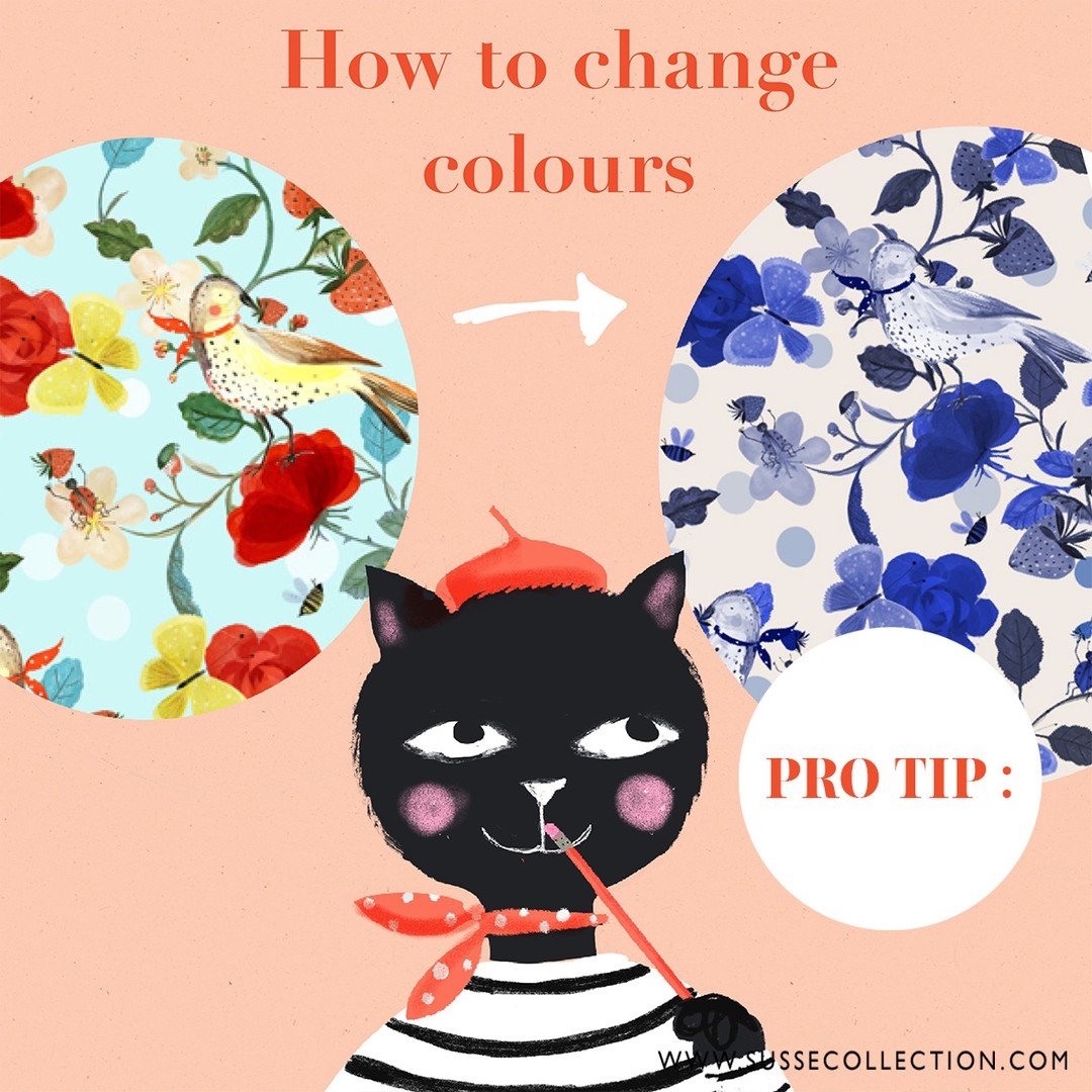 I hadn't planned to post a Pro tip today. I'm working on this week's prompt for Jehane's Golden Thread Week 19. Part of the prompt involves recolouring the previous pattern from last week.

I thought I'd share my quick method for altering colours in 