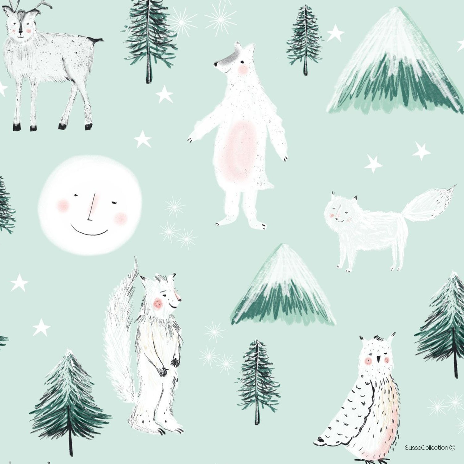 Winter Animals Pattern