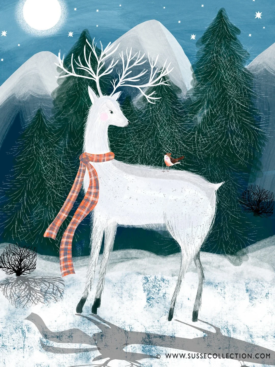 Day 5 of Jehane’s Twelve days of Christmas - “Silver Stag”