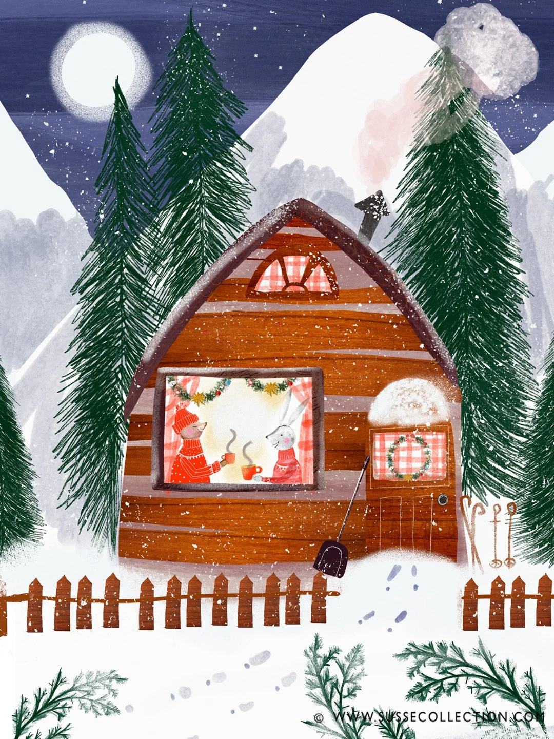 Day 11 of Jehane’s Twelve days of Christmas - “ Snowy Sanctuary”