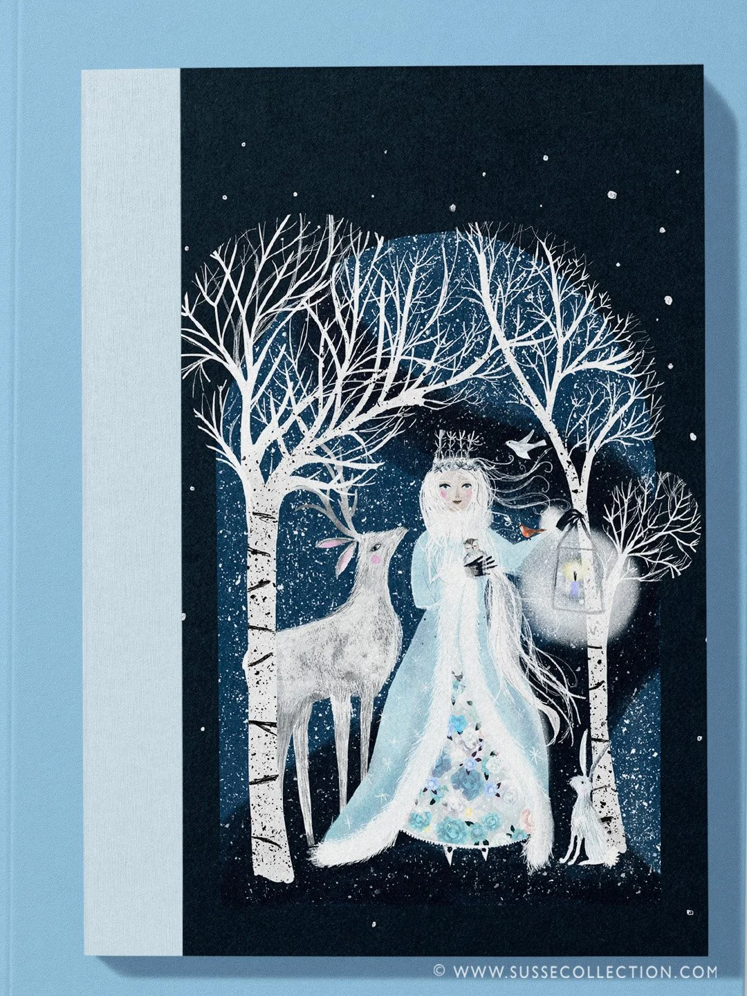 A photograph of an Illustration Day 1 of Jehane’s Twelve days of Christmas - Snow Queen
