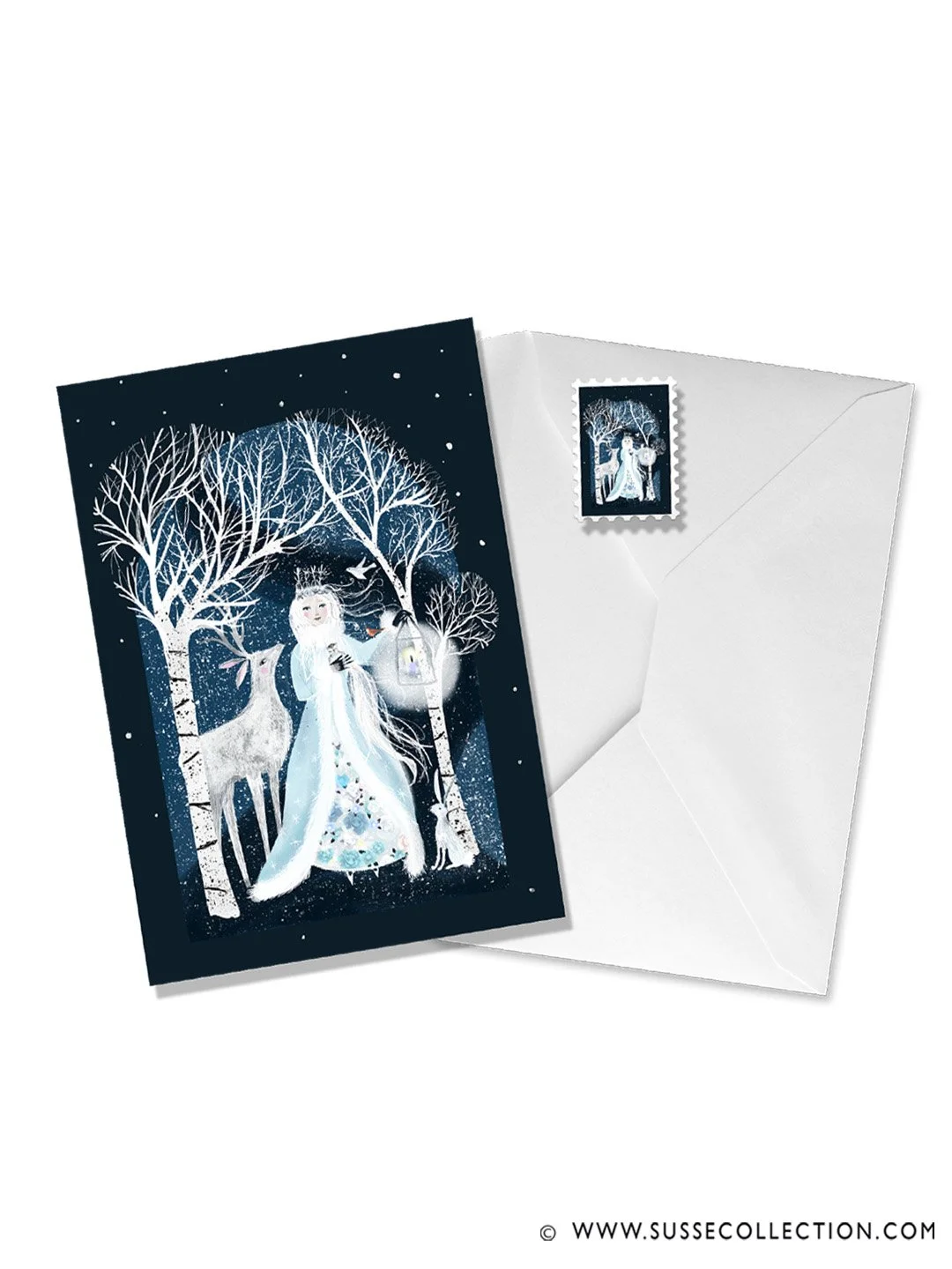 A photograph of an Illustration Day 1 of Jehane’s Twelve days of Christmas - Snow Queen