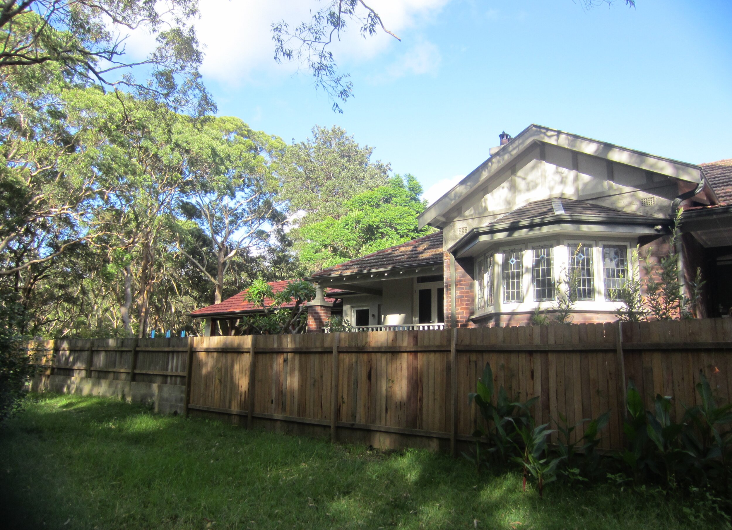 new extension at the back