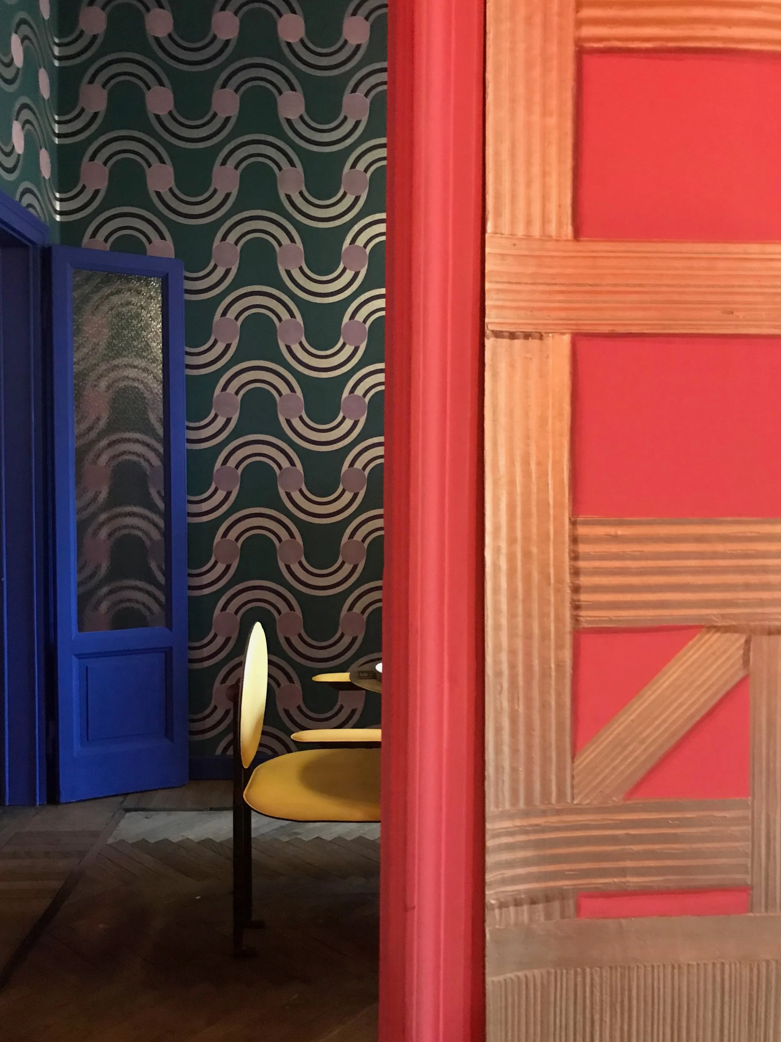 Retro inspired colours and patterns