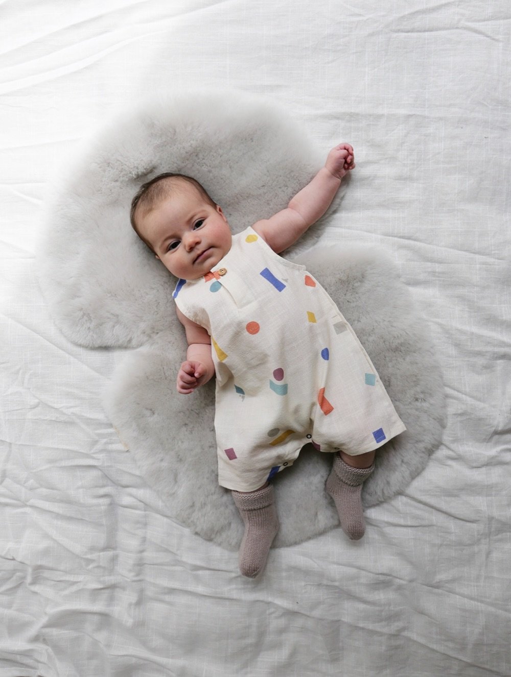 Mega cutsie in the Block onesie and cashmere socks! More Binibamba liners and wool is arriving in August. #betonstudios