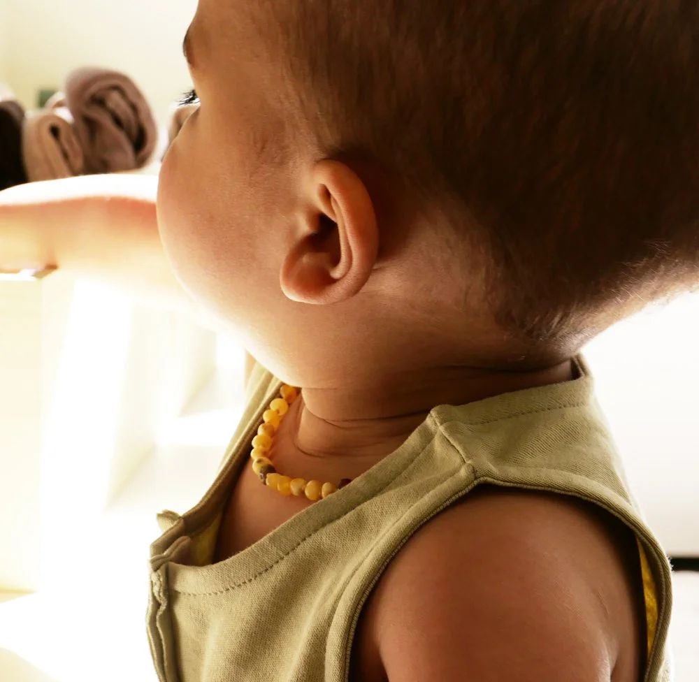 Amber teething necklace 0-2y