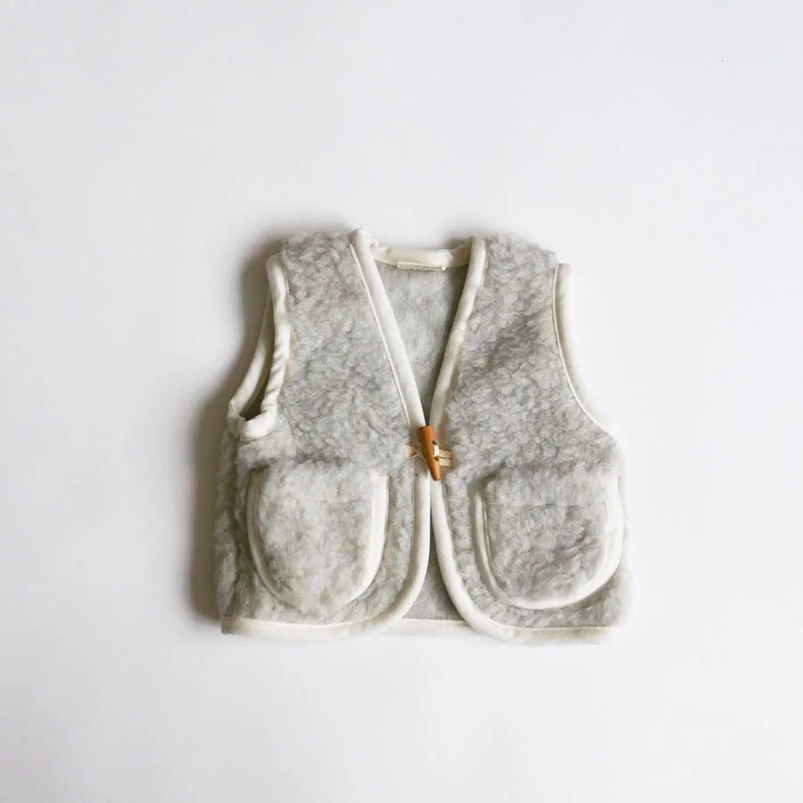 Merino Snugglevest - Cloud