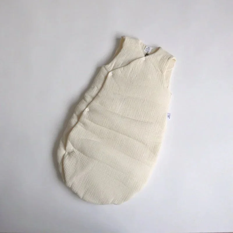Kimono baby sleeping bag - milk