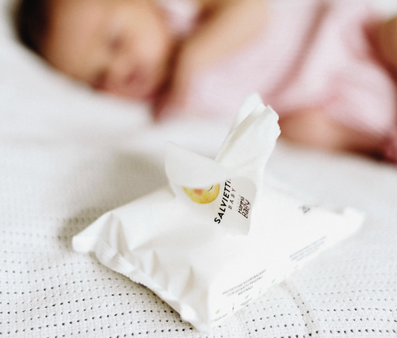 Momina biodegradable baby wipes