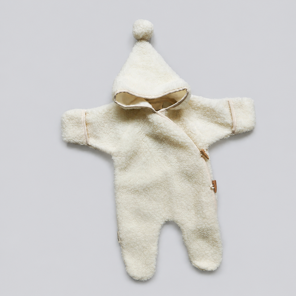 Merino Snugglesuit - Milk