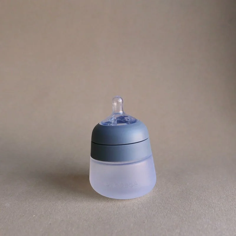 Flexy Silicone Bottle, 2-pk 150ml - grey