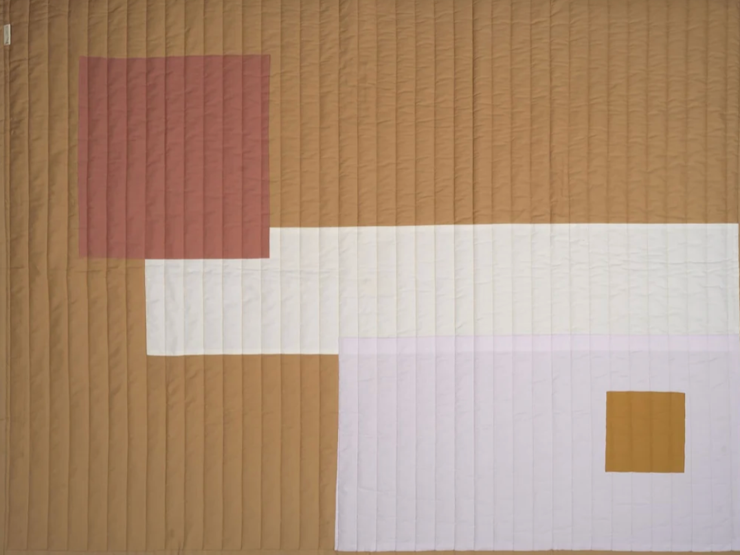 Quilted Blanket - Caramel mix