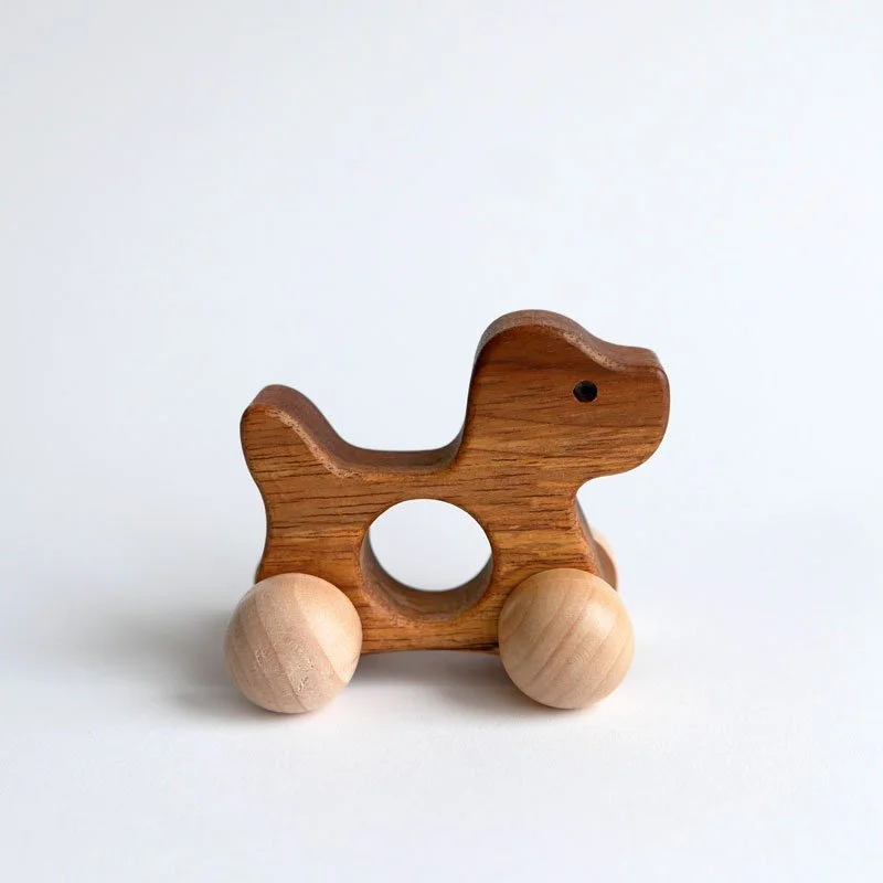 Wooden Pull Toy – Dog