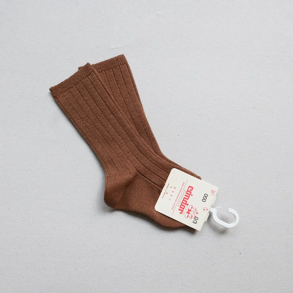 Ribbed knee socks - various colors