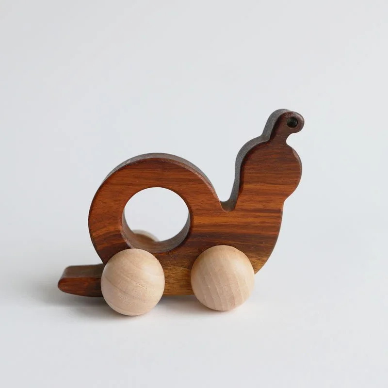 Wooden Pull Toy – Snail