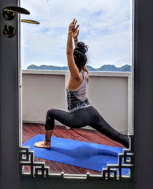 Yoga on the cruise 🚢 🧘&zwj;♂️