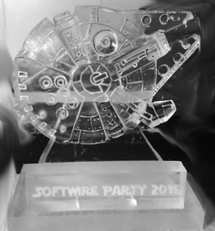 Star wars ice vodka luge
