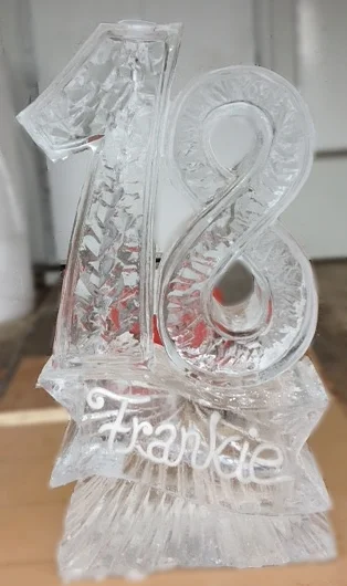 NUMBERED ICE VODKA LUGE