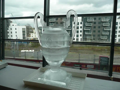 FOOTBALL CUP ICE VODKA LUGE