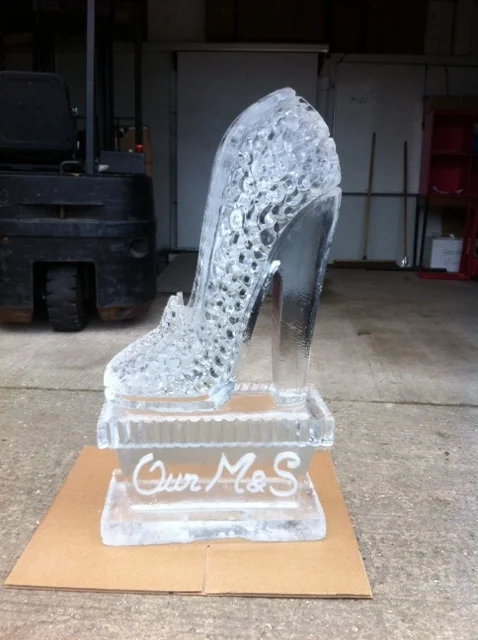 STILETTO SHOE ICE VODKA LUGE