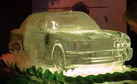 CAR ICE VODKA LUGE
