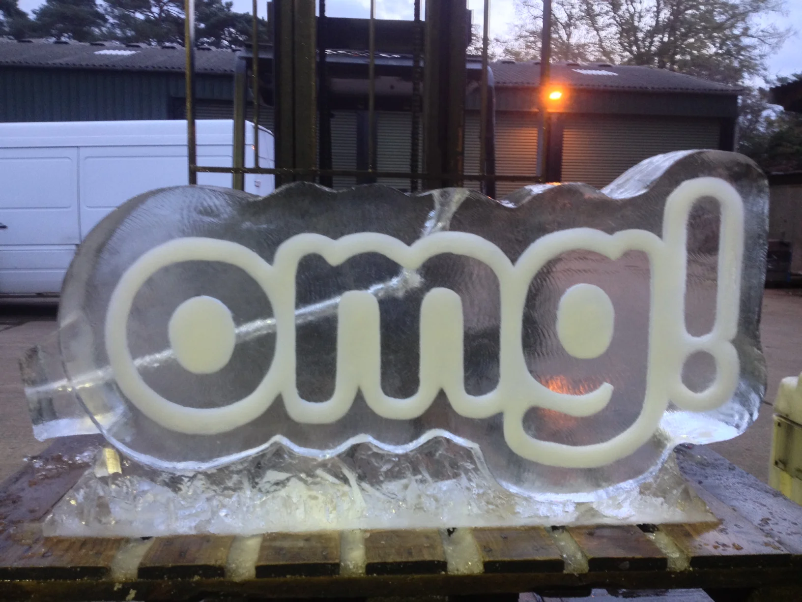 CORPORATE LOGO ICE VODKA LUGE
