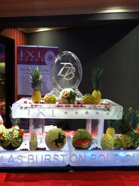 three Tier Logo Food Display 2