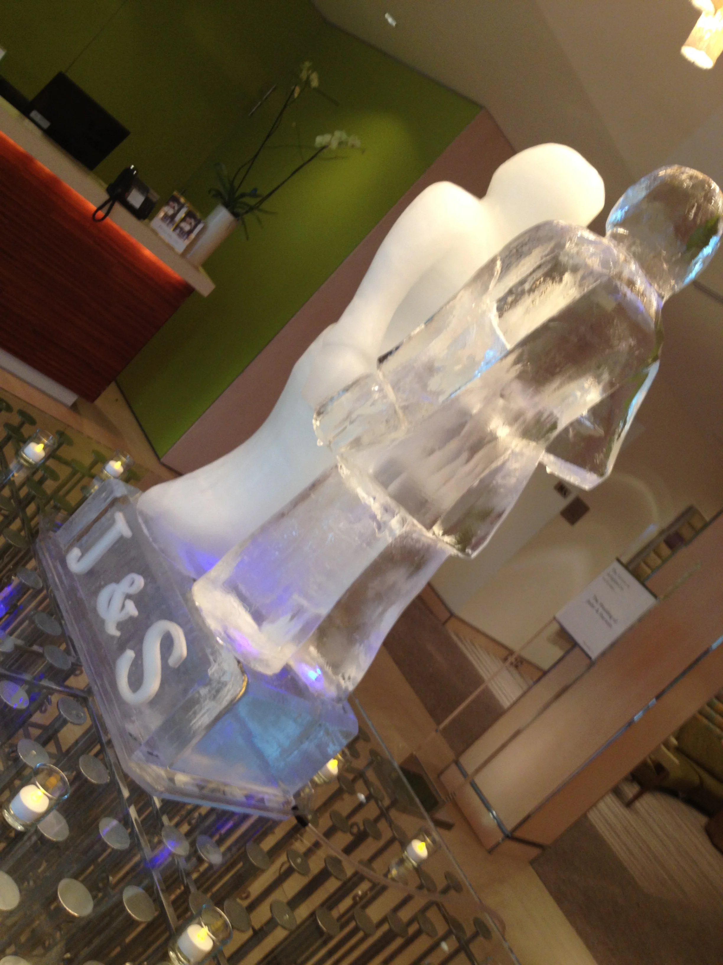 2 Block Mr & Mrs Wedding Sculptures