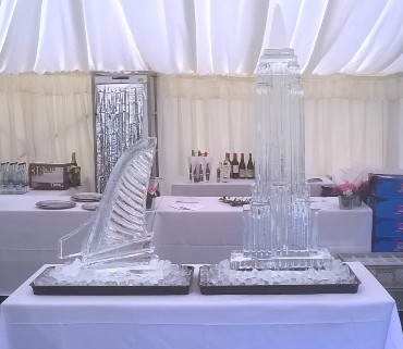 Empire State Building Ice Sculpture