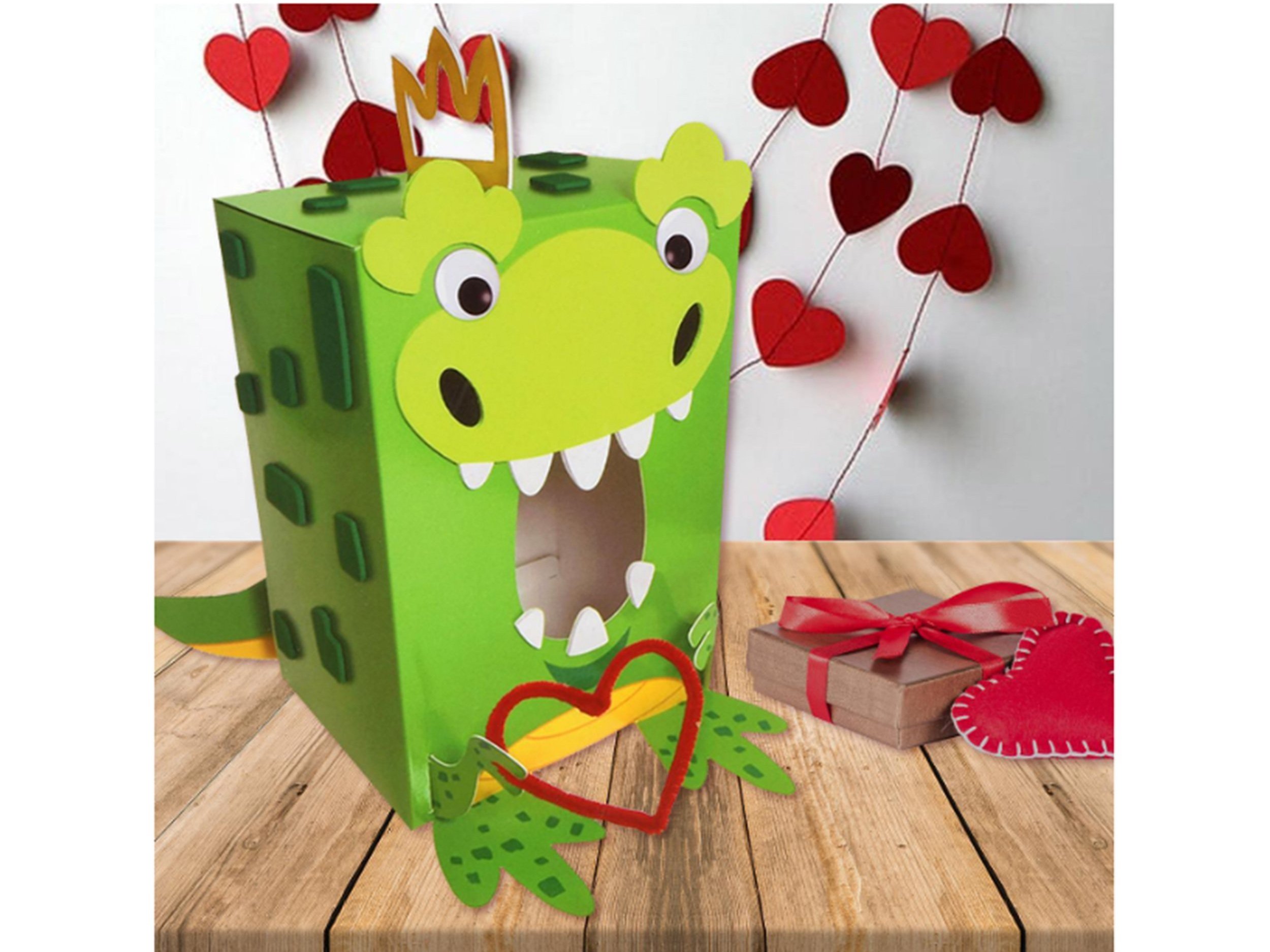 Dino Valentine's Day Box for Walmart