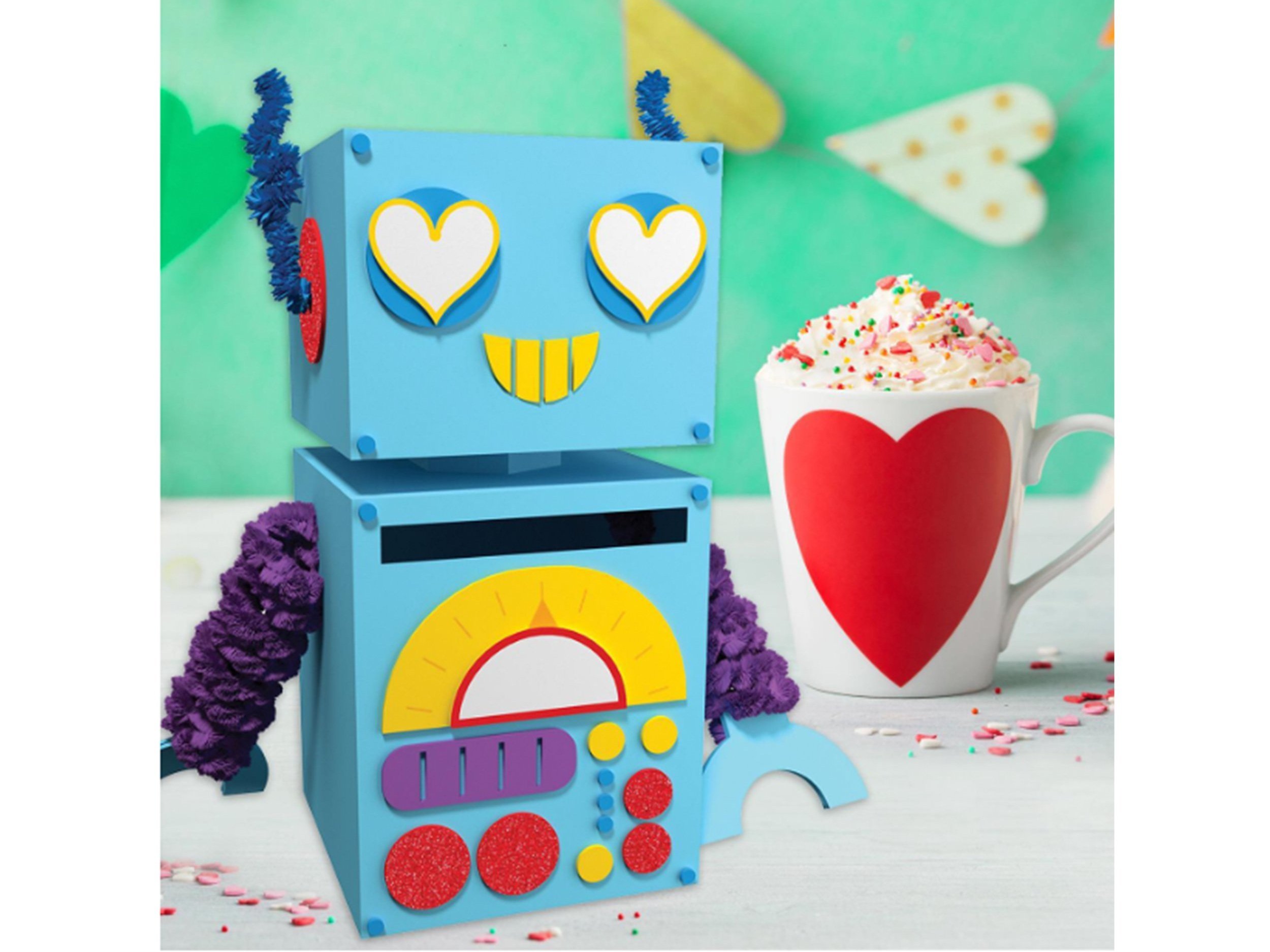 Robot Valentine's Day Box for Walmart