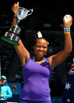 Townsend winning 2012 Australian Open girls’ singles title. AP/ Shuji Kajiyama