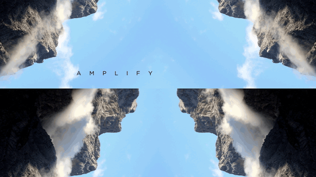 Motion graphics design and visual effects loop