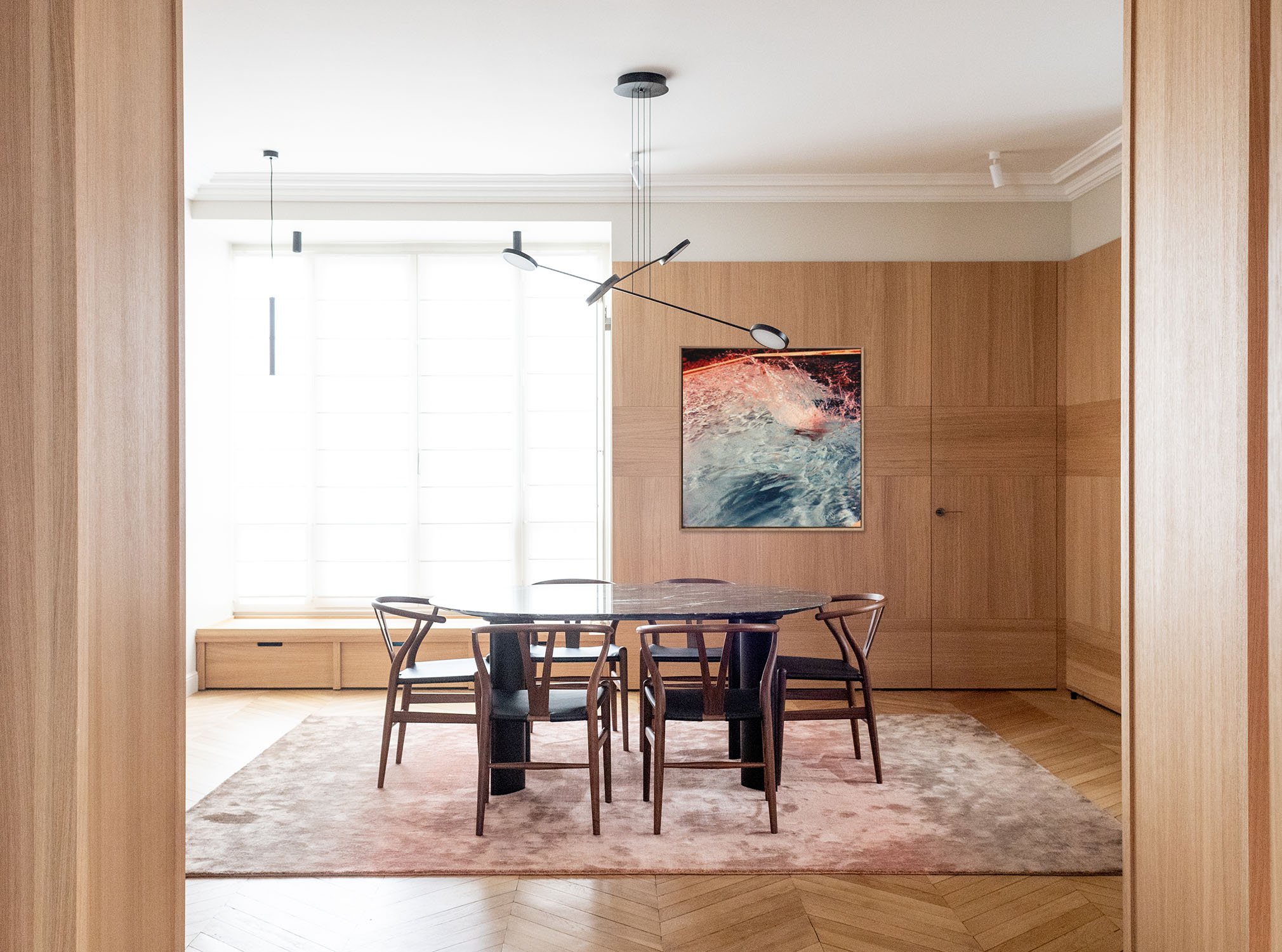  Aménagement d’un appartement rue de Sèvres, Paris  Maîtrise d’œuvre complète | 200 m² | 2022  © Nathalie Baetens 