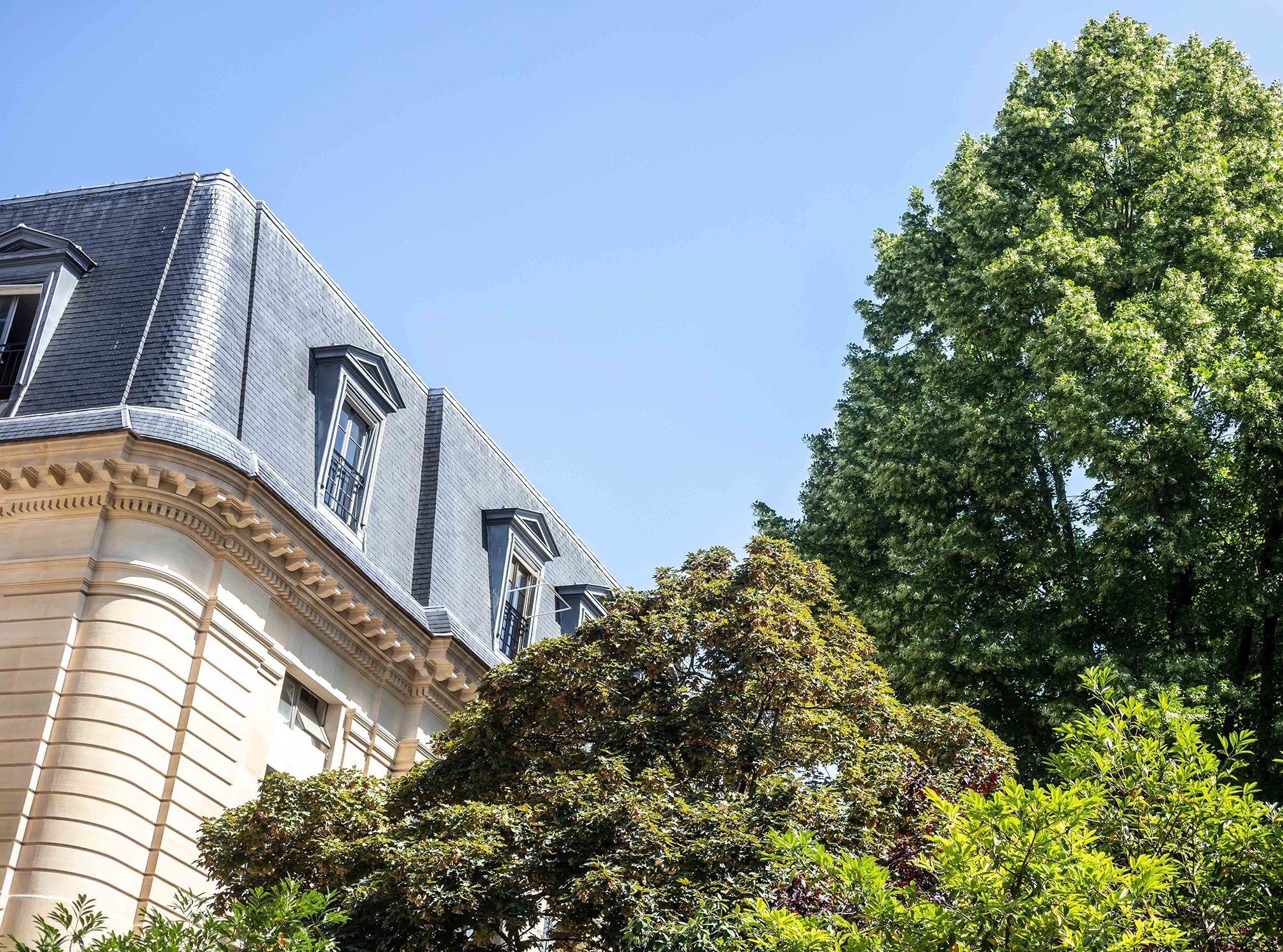 Aménagement d’un cabinet de chirurgie maxillo-faciale et stomatologie rue Chateaubriand, Paris 3 salles de consultation, 2 salles de soins, 1 salle de radiologie, 1 salle de stérilisation Maîtrise d’œuvre complète | 170 m² | 2025 © Nathalie Baete
