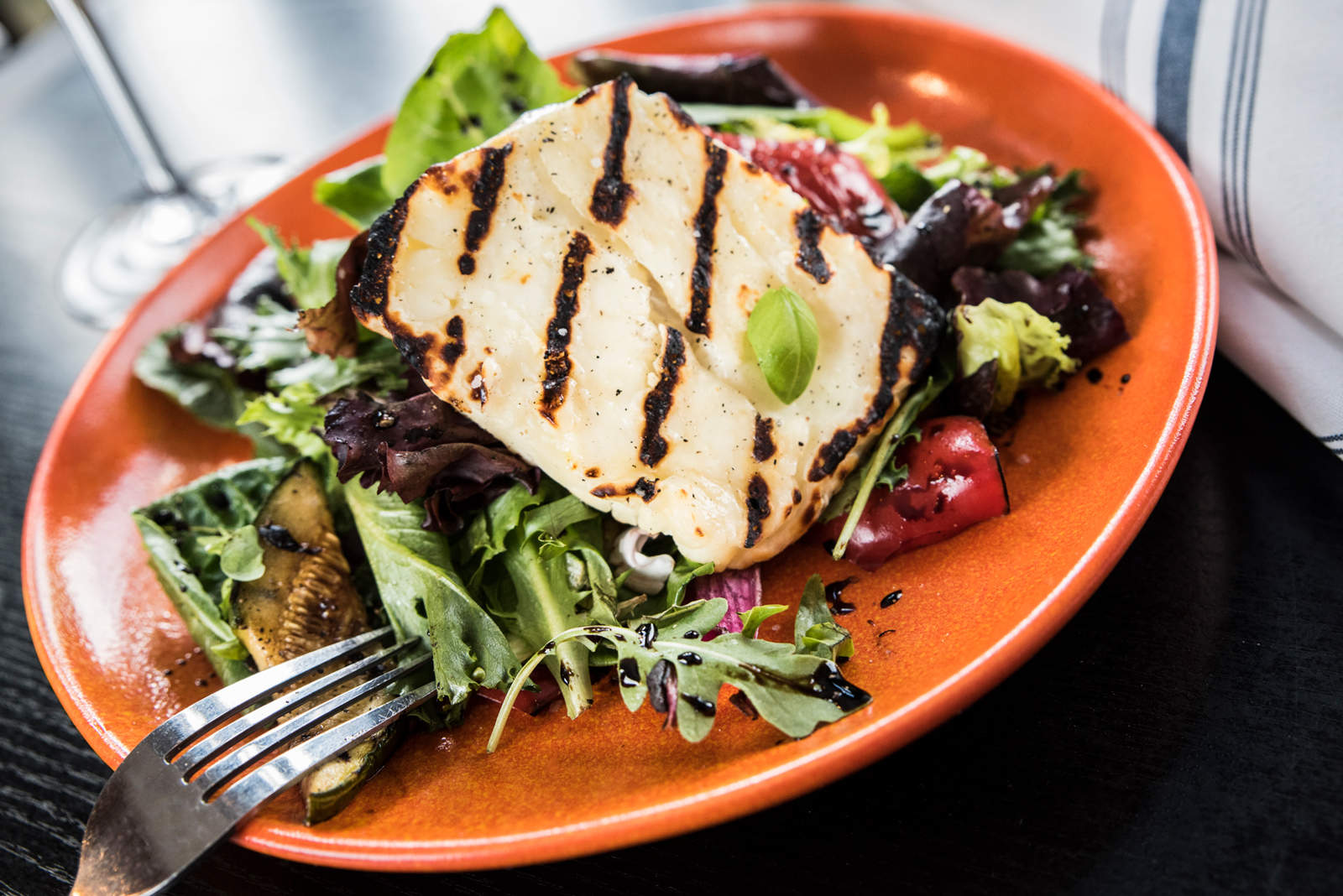 Grilled Haloumi Salad