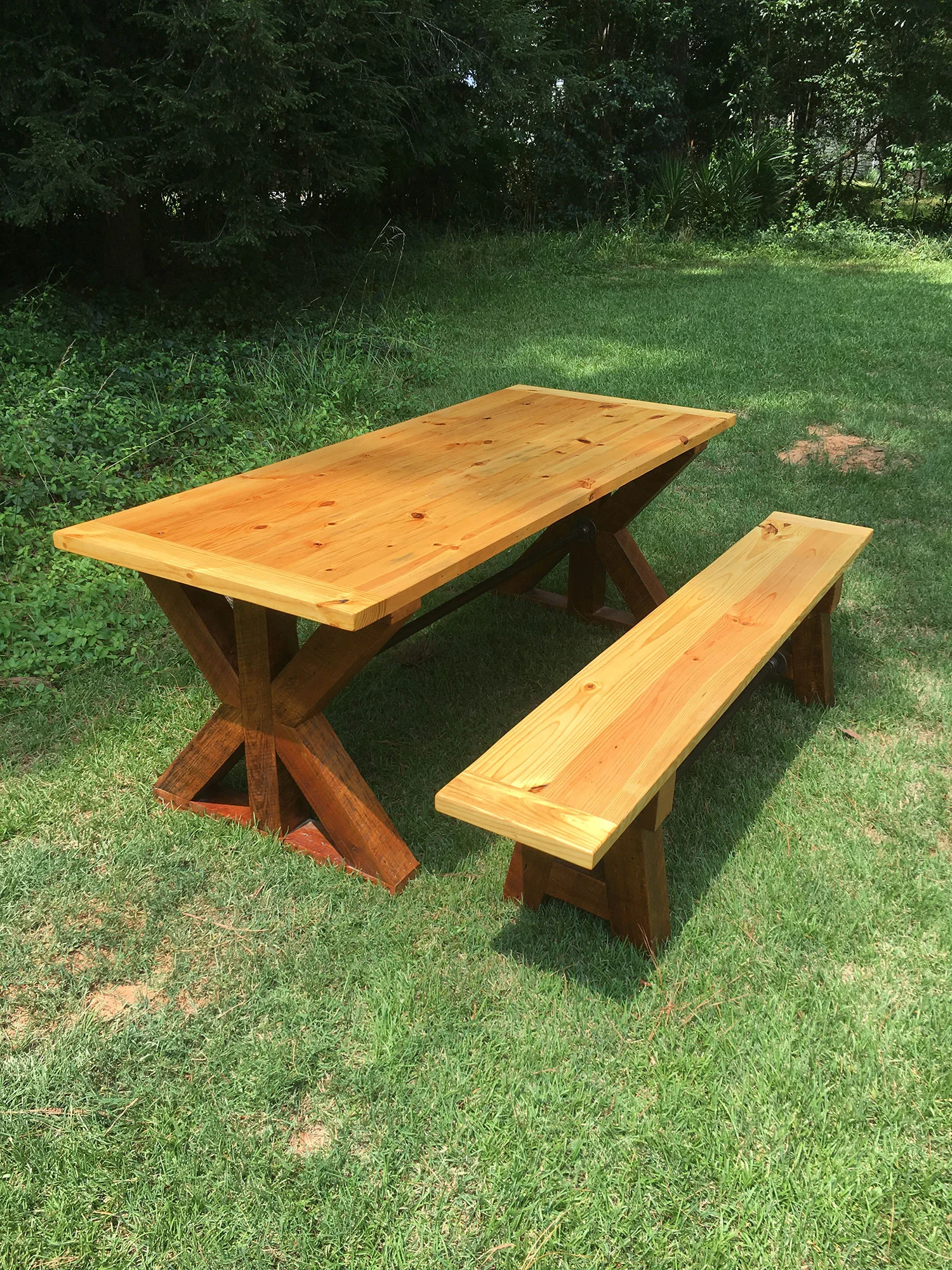 Farmhouse Table & Bench
