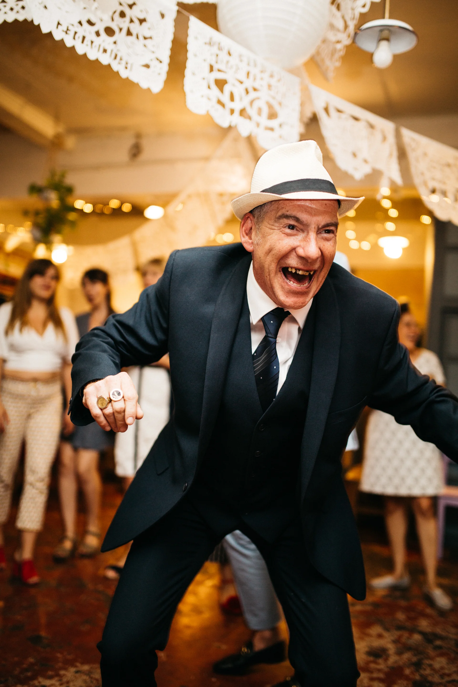 Drunk dad at wedding