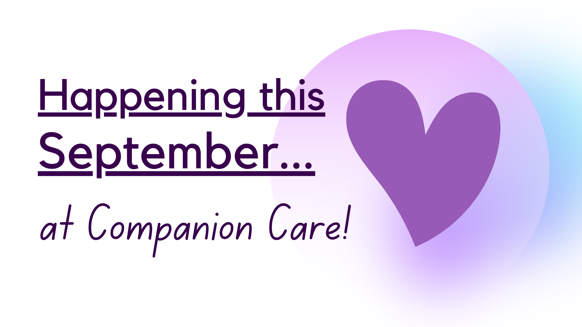 September Happenings