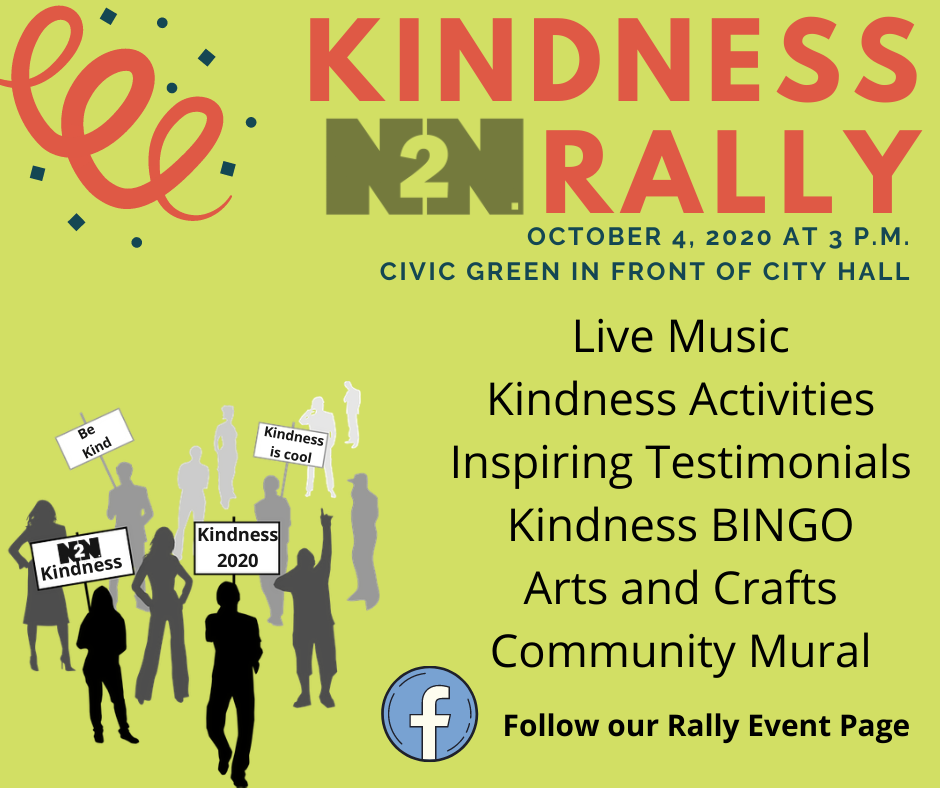 Neighbor2Neighbor Kindness Rally-Civic Green at City Hall