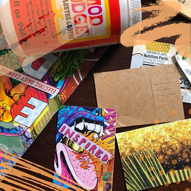 Creative Happy Hour: DIY Postcard Art-Columbus Museum of Art free online workshop