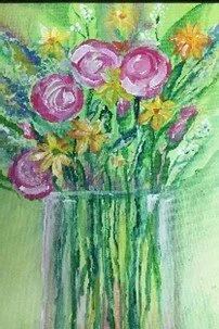Sip &amp; Sketch -Spring Bouquet at Good Vibes Winery